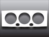1999-2001 Jeep Grand Cherokee White Heater Control Overlay HVAC